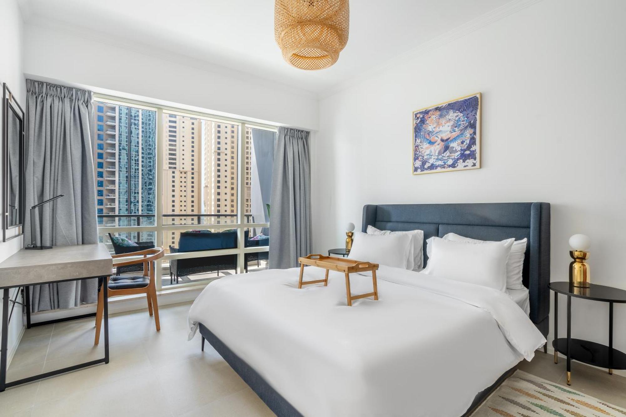 Postcard Marina Views- Spacious & Luxurious 1br - 3mn Walk To Tram, Jbr & (adults Only) * Dubai